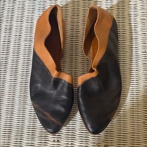 Sevilla Smith Sandy leather loafers